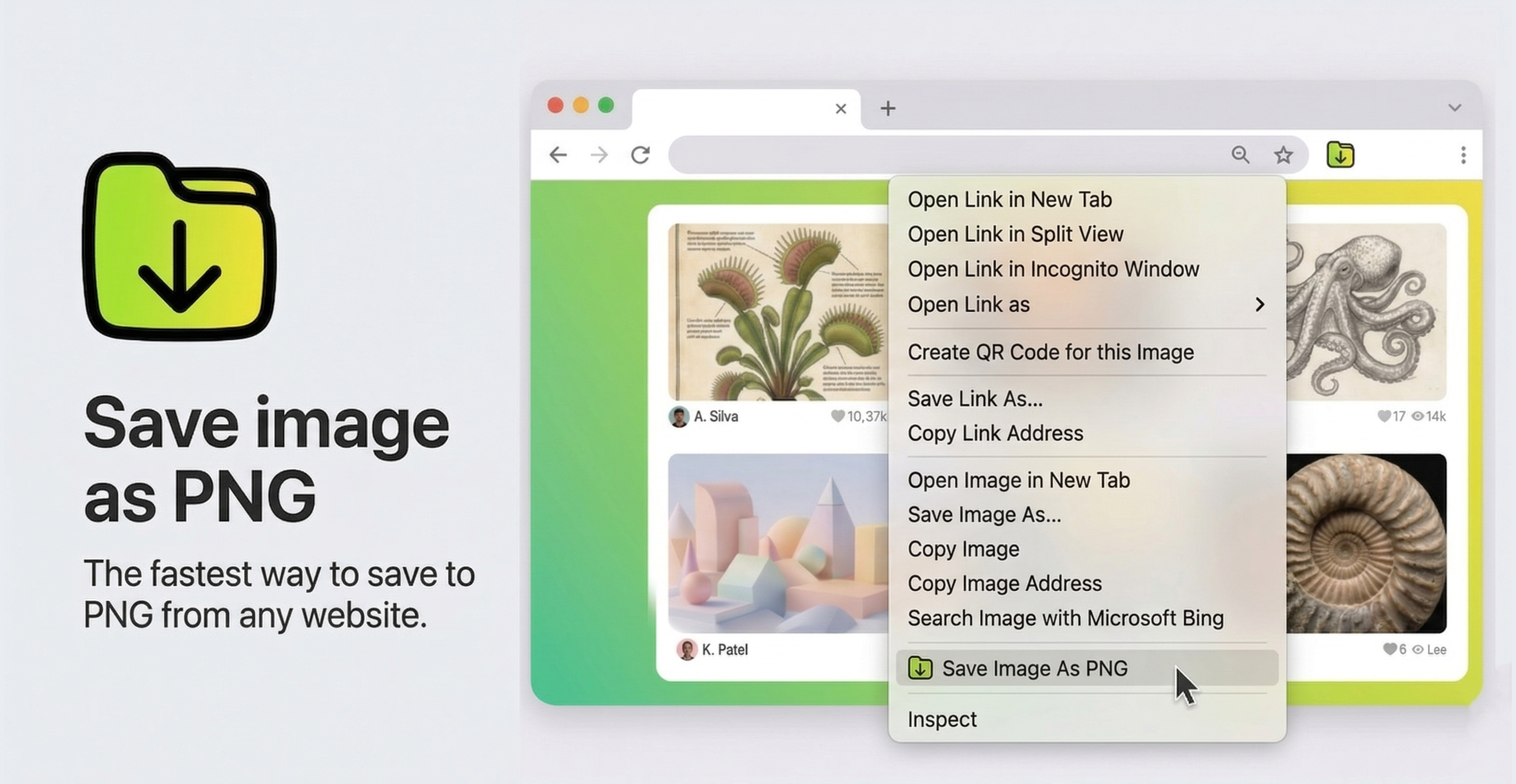 Save Image as PNG Extension Preview